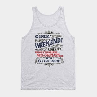 Girls' Weekend Getaway Tank Top